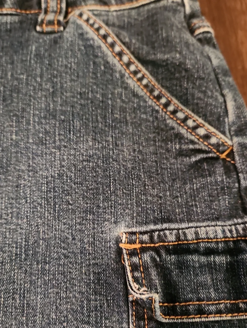 Vintage Y2K Old Navy Denim Mini Skirt Sz 8